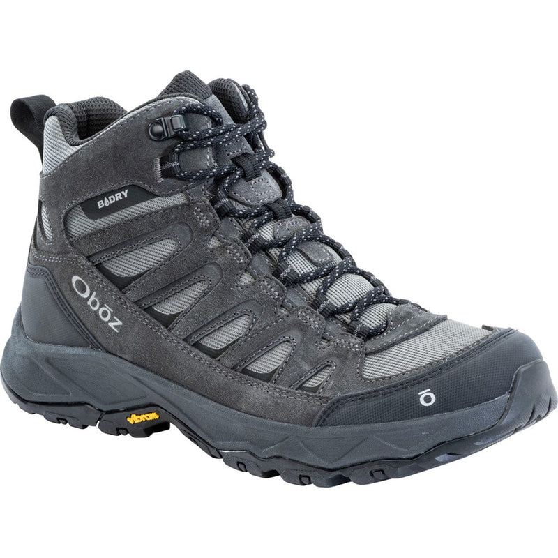 Load image into Gallery viewer, Gray hiking boot with brand logo on a white background
