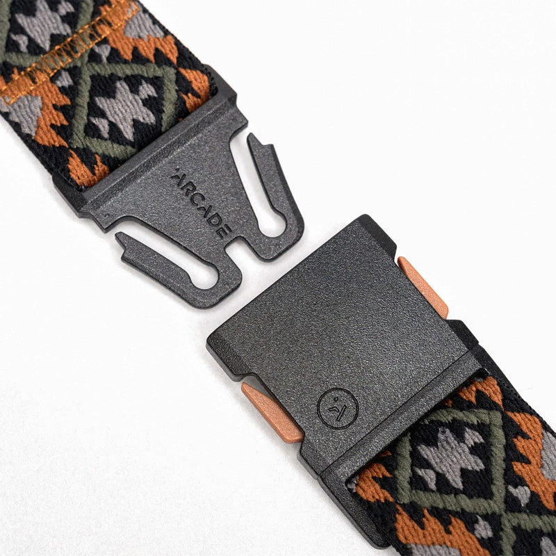 Load image into Gallery viewer, Woven belt with a carabiner clip on a white background
