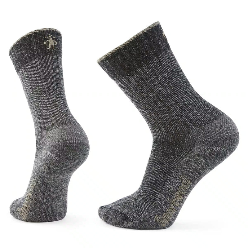 Load image into Gallery viewer, A pair of Smartwool Hike Classic Edition Light Cushion 2nd Cut Crew Socks in blue color, showcasing the side and top views.
