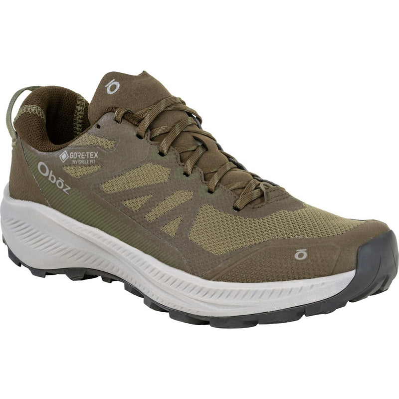 Load image into Gallery viewer, Green hiking shoe with brand logo on a white background
