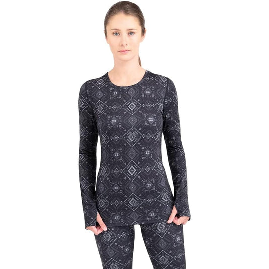 Terramar Cloud Nine Scoopneck Print Shirt - Women's