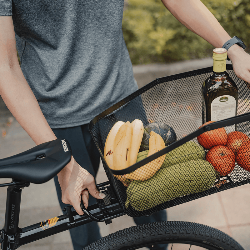 Load image into Gallery viewer, Topeak MTX Beam Rack E Type Seatpost Rear Bike Rack Black
