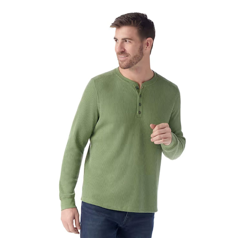 Load image into Gallery viewer, Smartwool Men's Waffle Long Sleeve Henley

