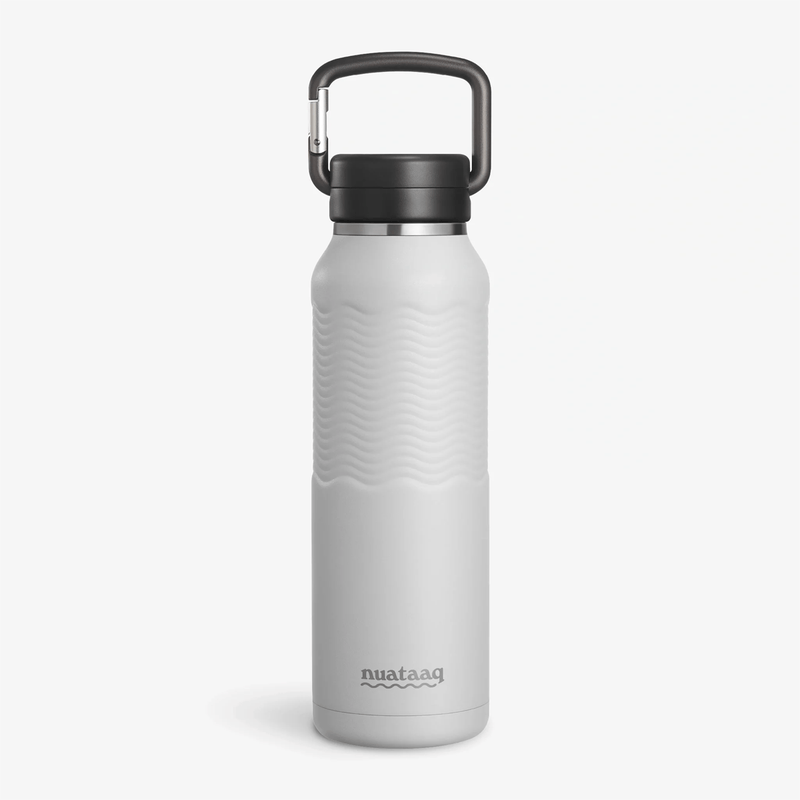 Load image into Gallery viewer, Nuataaq Carabiner 34 oz Insulated Bottle
