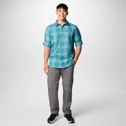 Columbia Men's Silver Ridge Utility Lite Plaid Long Sleeve Shirt