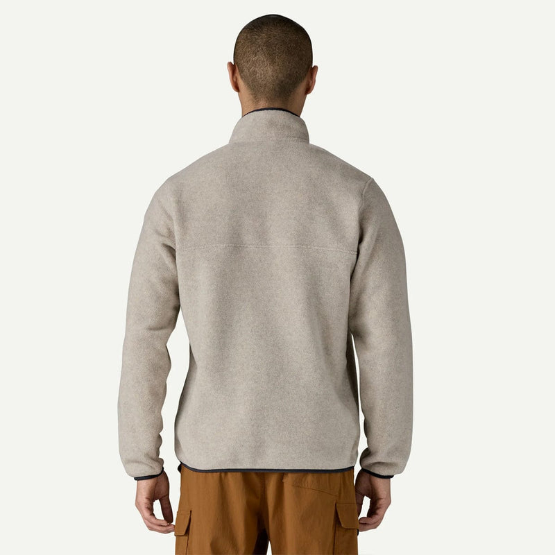 Load image into Gallery viewer, Man wearing a gray fleece jacket on a white background
