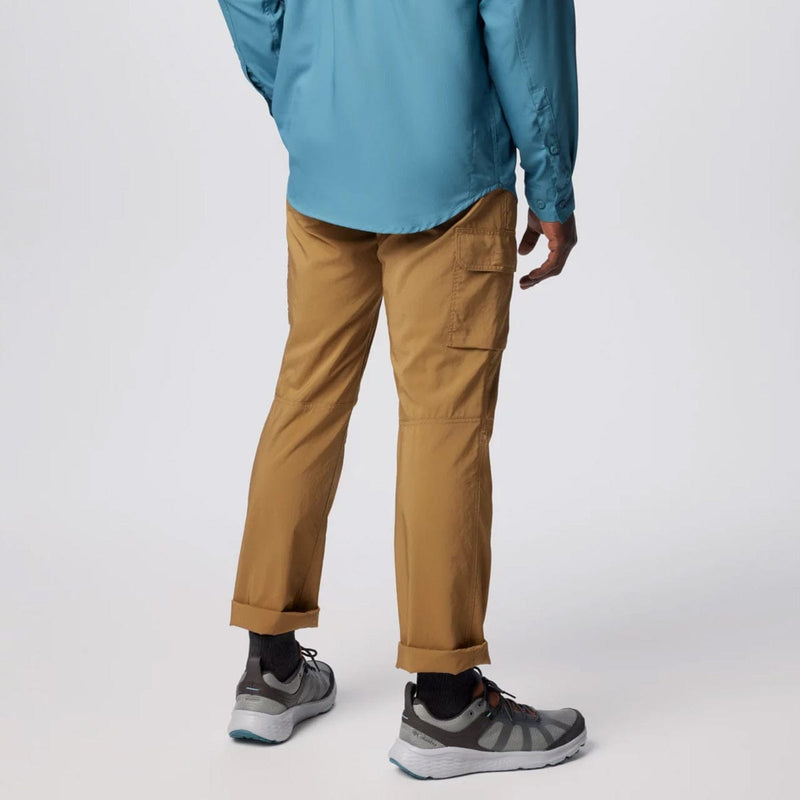 Load image into Gallery viewer, Person wearing a blue jacket, tan pants, and gray shoes on a white background
