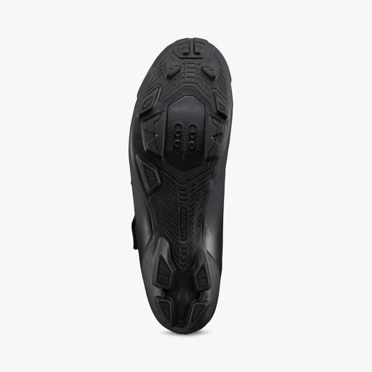 Black shoe sole on a white background