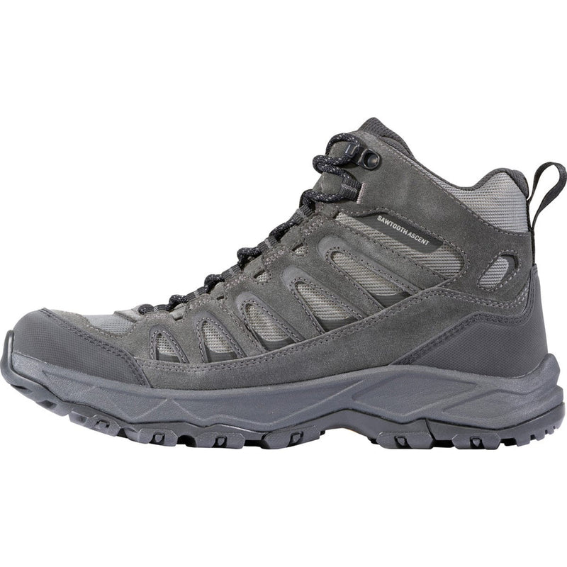 Load image into Gallery viewer, Gray hiking boot on a white background

