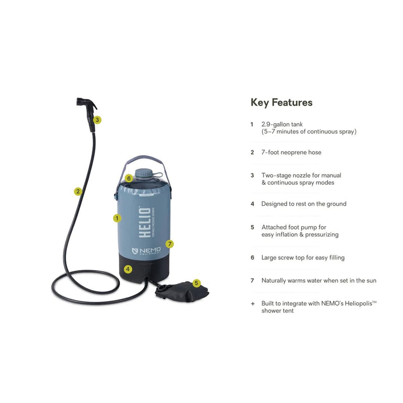 Load image into Gallery viewer, Nemo Helio Portable Pressure Shower
