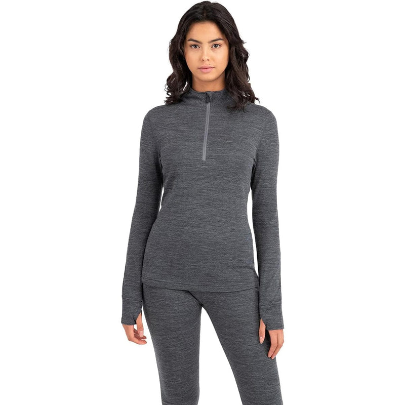 Load image into Gallery viewer, Terramar Ultra Merino 1/2 Zip Shirt 2.0 - Women's
