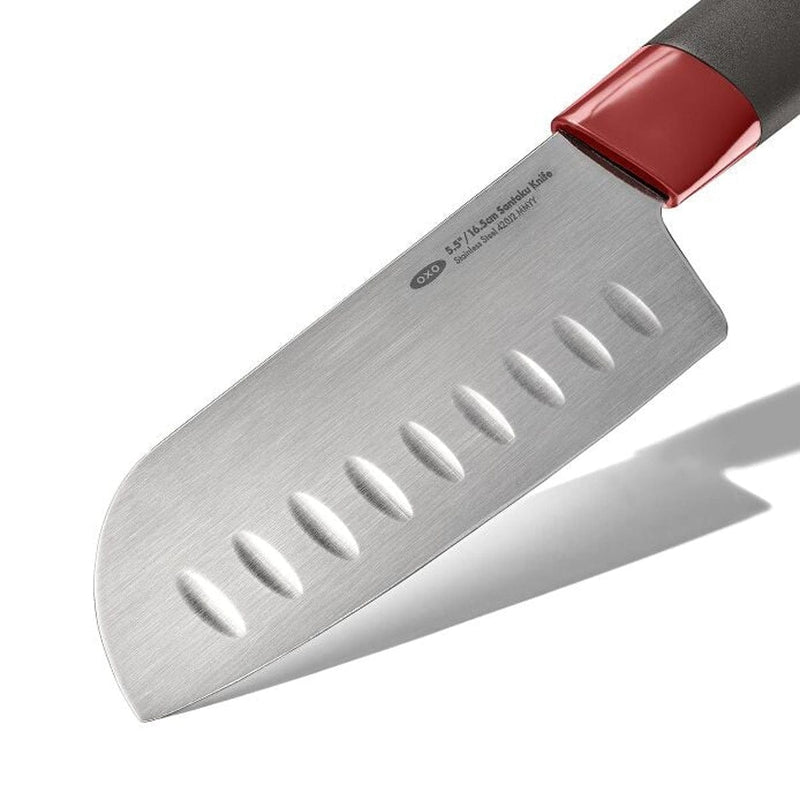 Load image into Gallery viewer, OXO 5.5" Santoku Knife w/ Sheath
