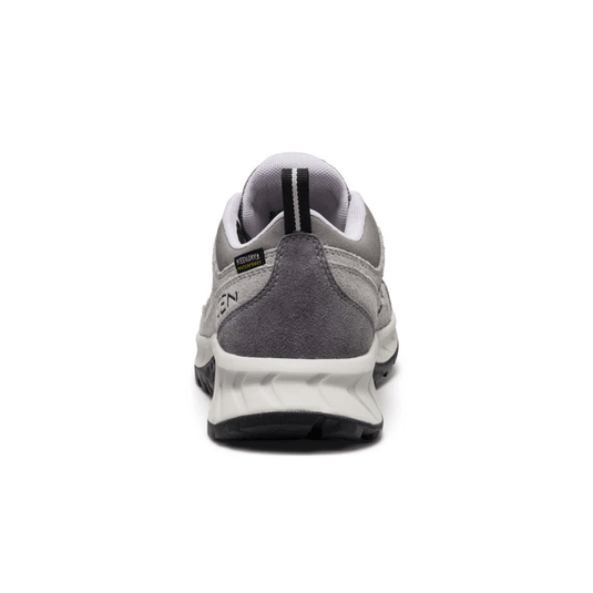 Gray and white sneaker on a white background
