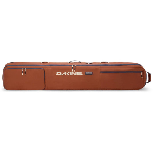 Brown ski bag with Dakine logo on a white background