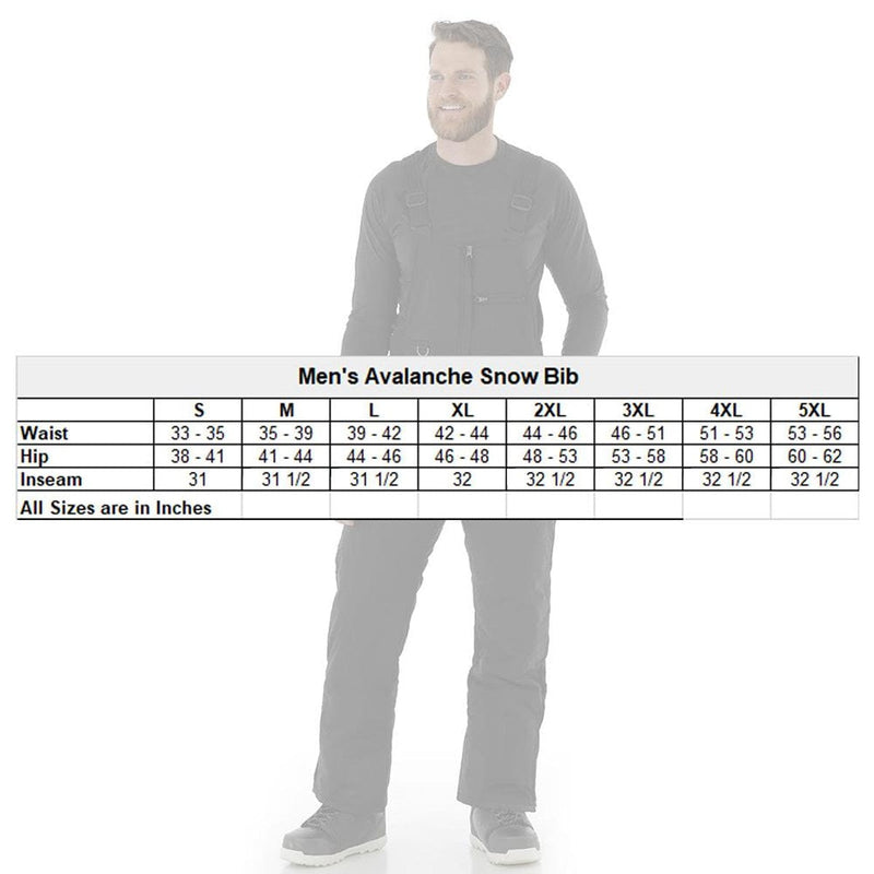 Load image into Gallery viewer, Winter's Edge Avalanche Snow Bib - Men's
