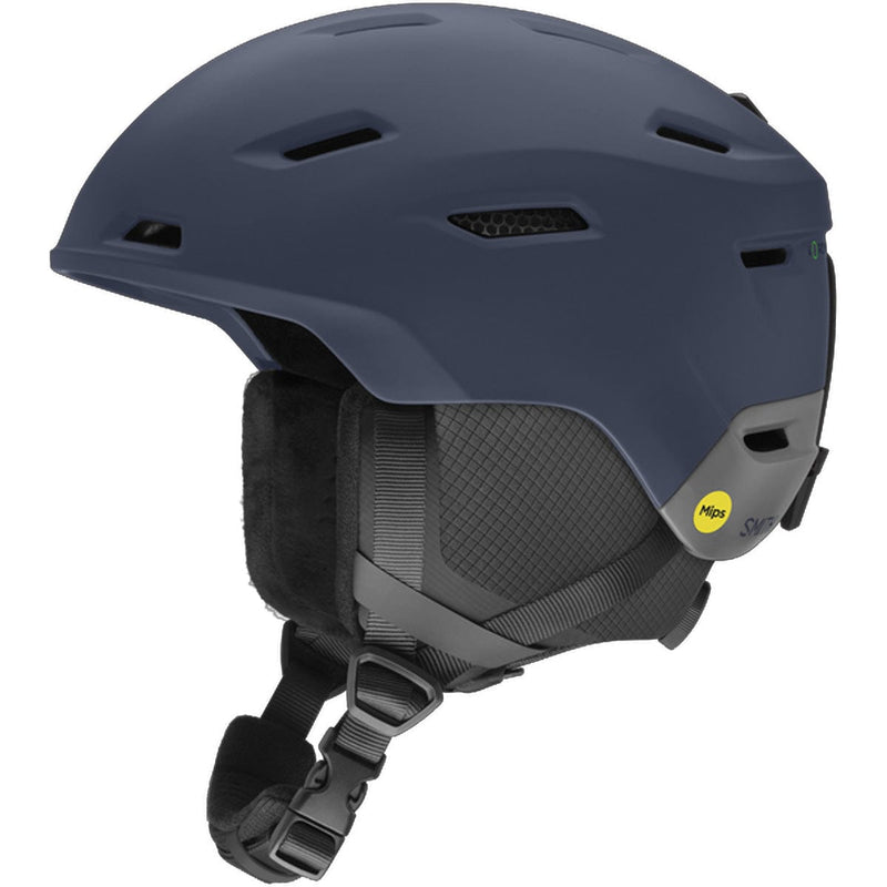 Load image into Gallery viewer, Dark blue helmet with visible brand logo on a white background
