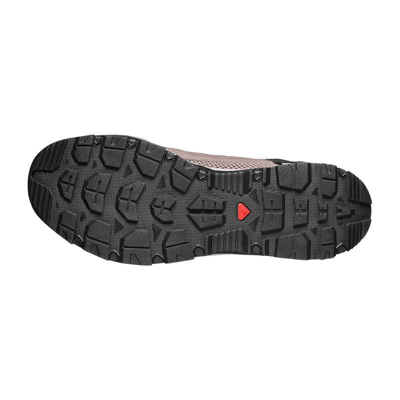 Load image into Gallery viewer, Close-up of a shoe sole with a red logo on a white background

