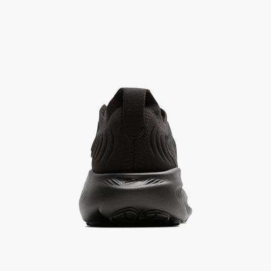 Black sneaker on a white background
