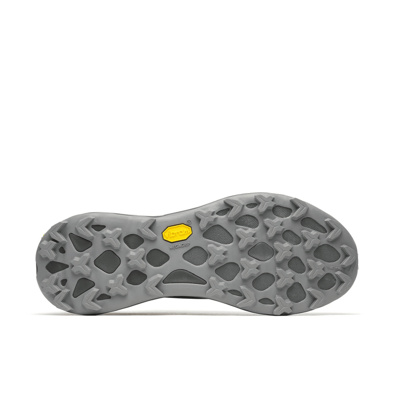 Load image into Gallery viewer, Close-up of a shoe sole with a textured pattern and yellow accent on a white background
