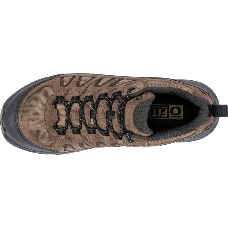 Load image into Gallery viewer, Brown hiking shoe with black laces on a white background
