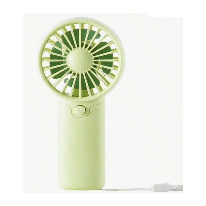Load image into Gallery viewer, Green handheld fan on a white background
