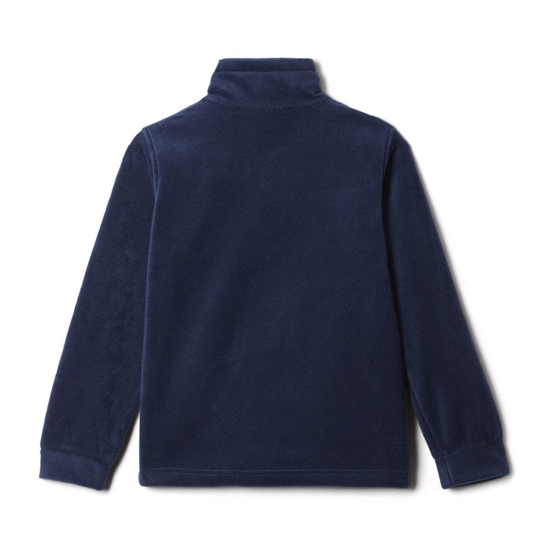 Load image into Gallery viewer, Navy blue fleece jacket on a white background
