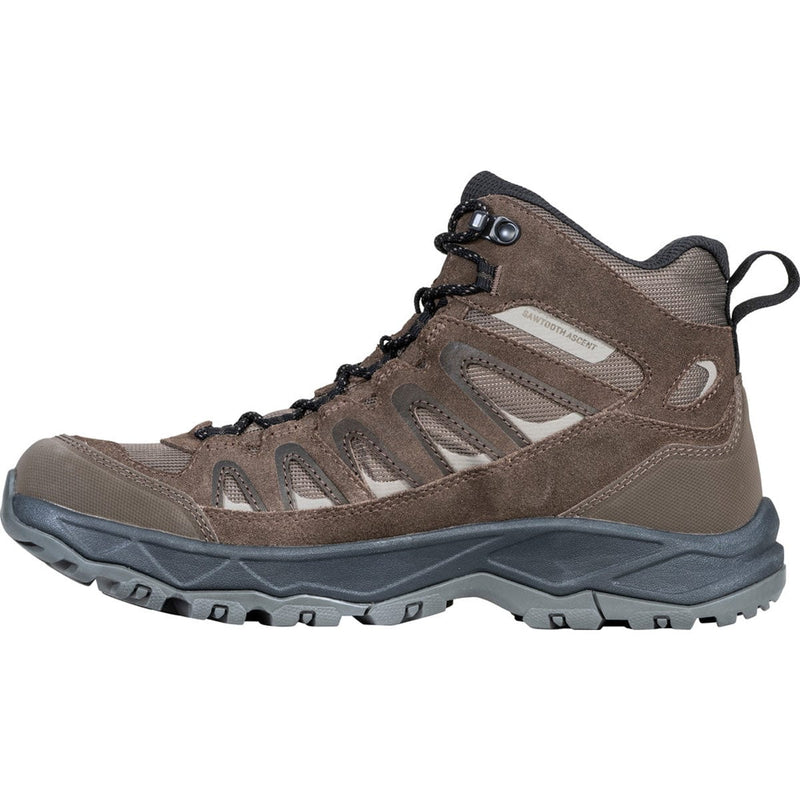 Load image into Gallery viewer, Brown hiking boot with black laces on a white background
