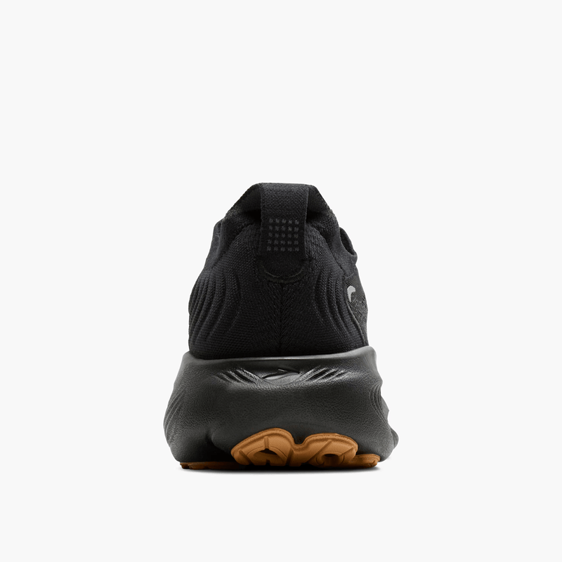 Load image into Gallery viewer, Black sneaker with brown sole on a white background
