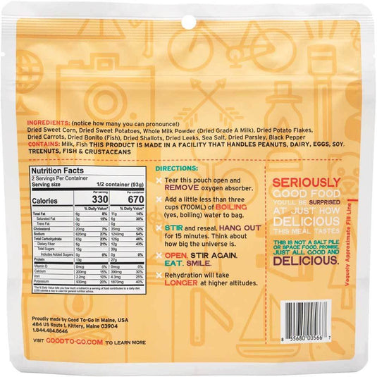 Good To-Go New England Corn Chowdah - Double Serving