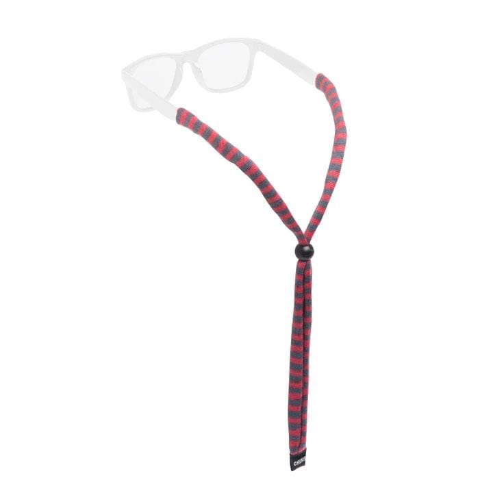 Load image into Gallery viewer, A Chums Original Cotton Eyewear Retainer, designed to be worn over the ears to secure eyewear.
