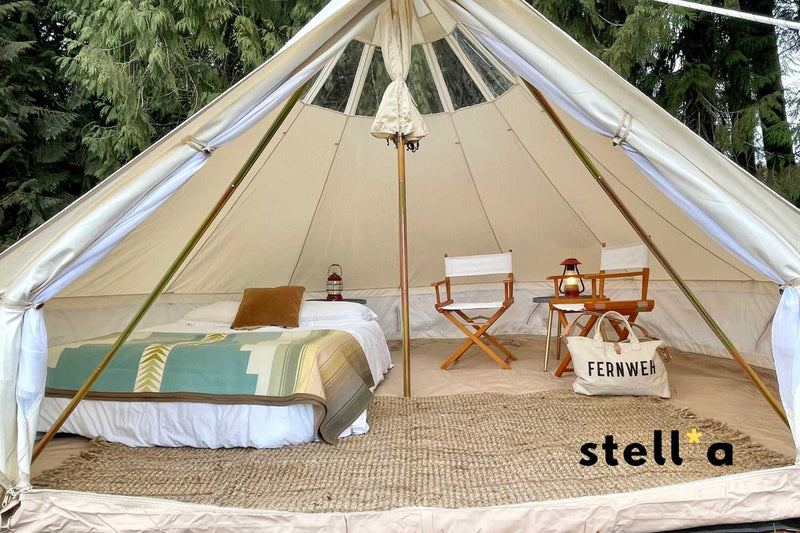 Load image into Gallery viewer, Life inTents 13' (4M) Stella Stargazing Canvas Tent
