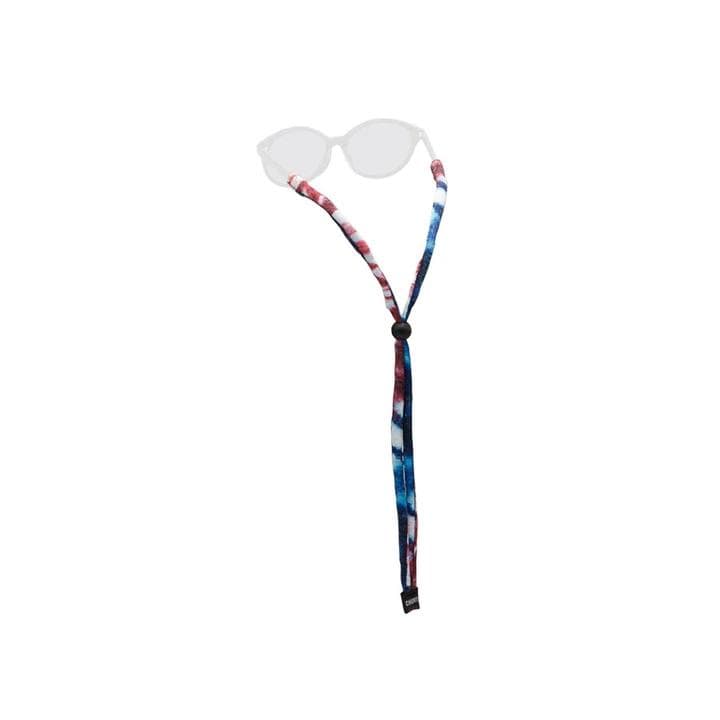 Load image into Gallery viewer, A Chums Original Cotton Eyewear Retainer, designed to be worn over the ears to secure eyewear.
