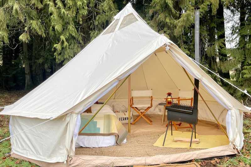 Load image into Gallery viewer, Life inTents 13' (4M) Stella Stargazing Canvas Tent
