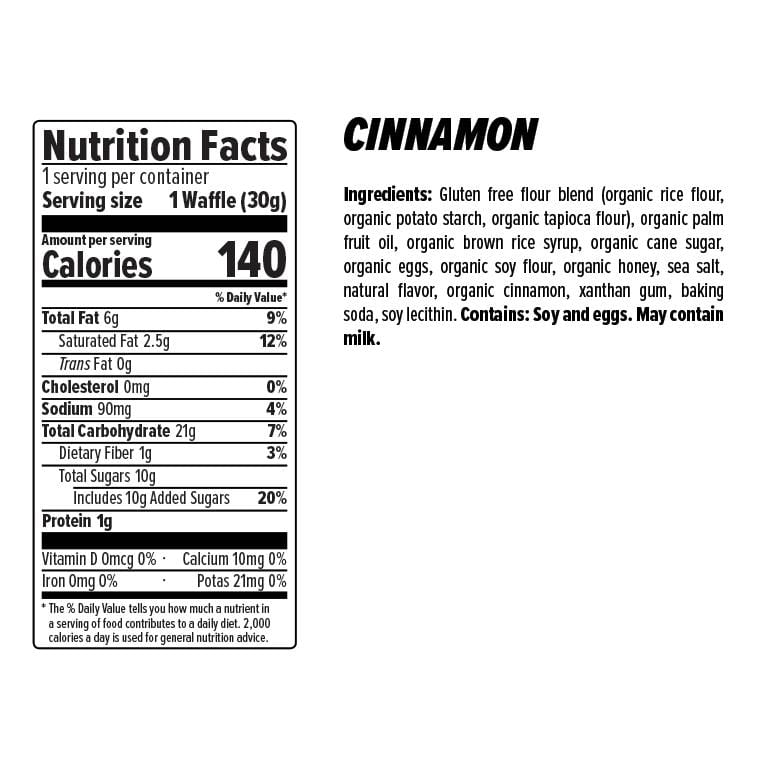 Load image into Gallery viewer, Honey Stinger Cinnamon Gluten Free Organic Waffle
