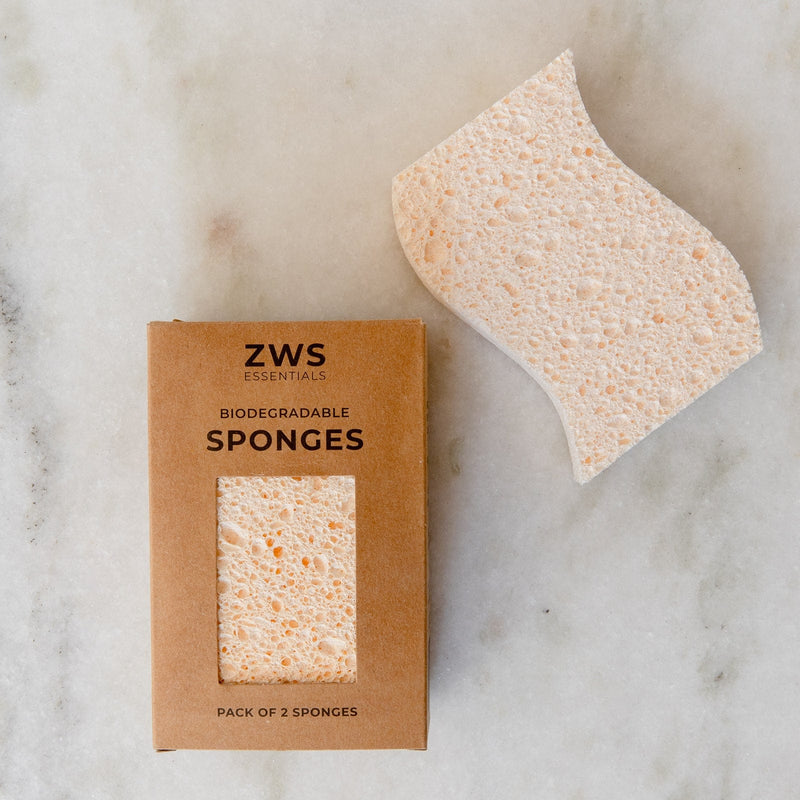 Load image into Gallery viewer, Cellulose Kitchen Sponges by Zero Waste

