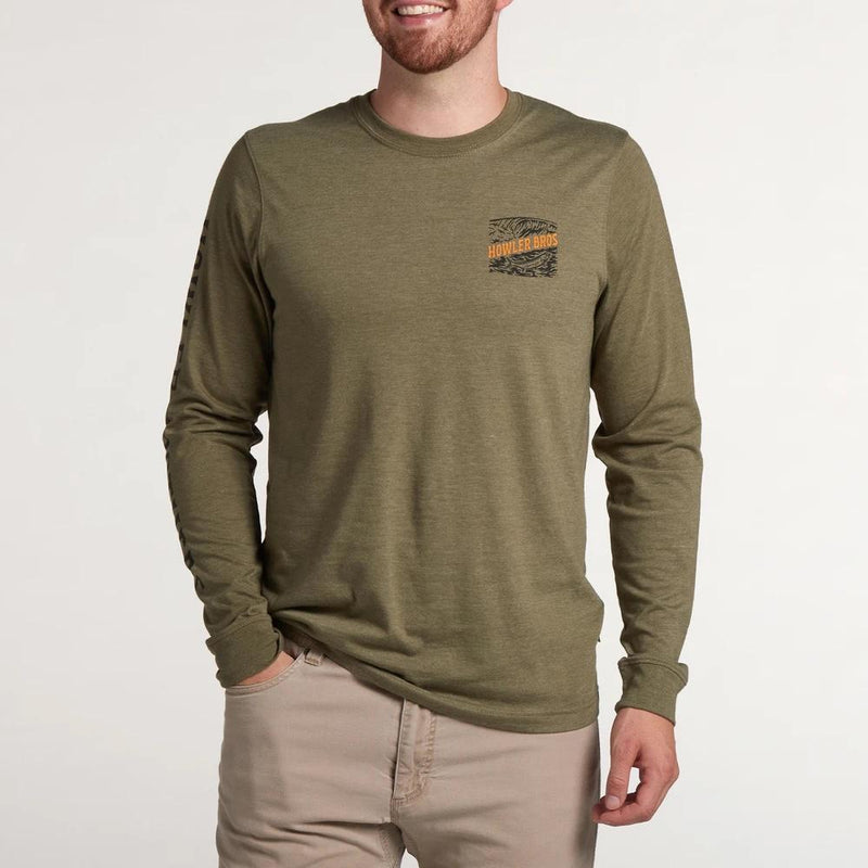 Load image into Gallery viewer, Howler Brothers Longsleeve T-Shirt - Tarpon and Tube
