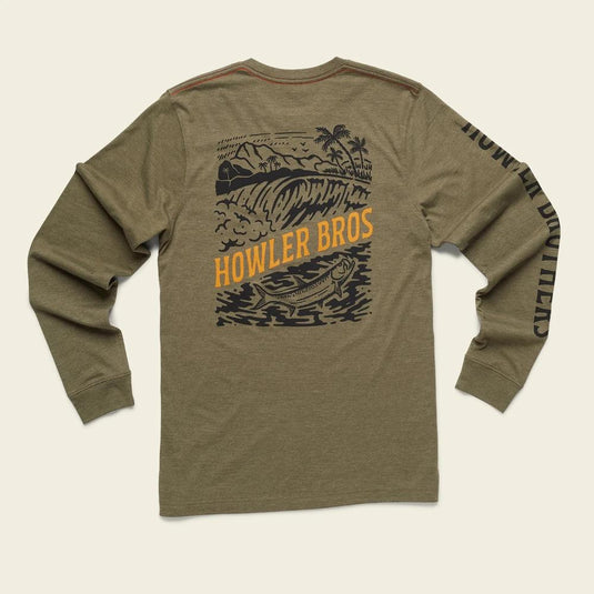 Howler Brothers Longsleeve T-Shirt - Tarpon and Tube