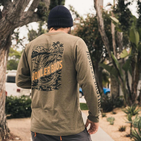 Howler Brothers Longsleeve T-Shirt - Tarpon and Tube