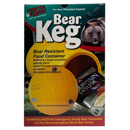 Bear Keg Food Storage Container Yellow BK-915