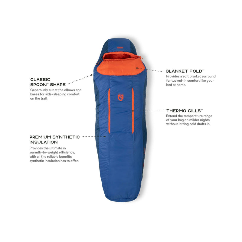 Load image into Gallery viewer, Nemo Equipment Forte Mens 35 Regular Sleeping Bag
