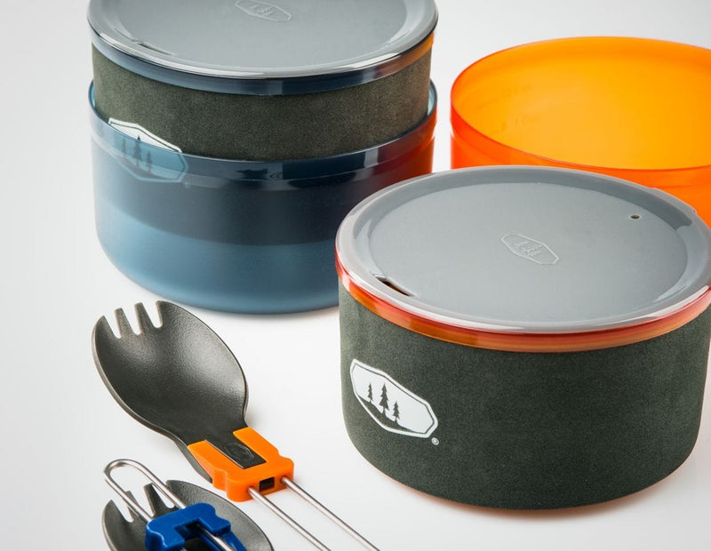 Load image into Gallery viewer, GSI Outdoors Halulite Microdualist Two-Person Cookset
