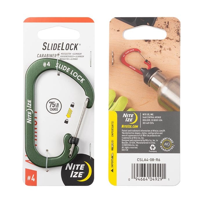 Load image into Gallery viewer, Nite Ize SlideLock Carabiner Aluminum #4

