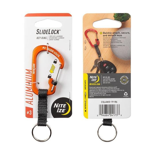 Nite Ize SlideLock Key Ring Aluminum