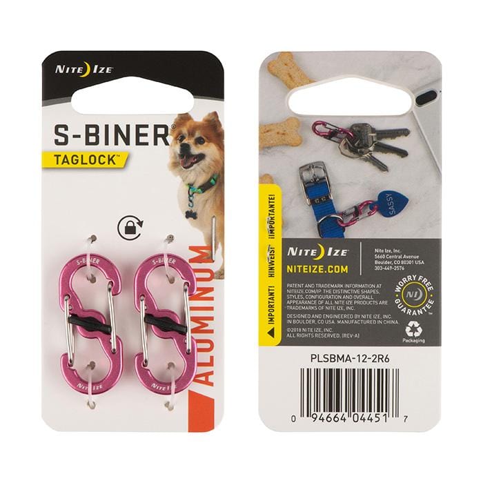Load image into Gallery viewer, Nite Ize S-Biner TagLock Aluminum - 2 Pack
