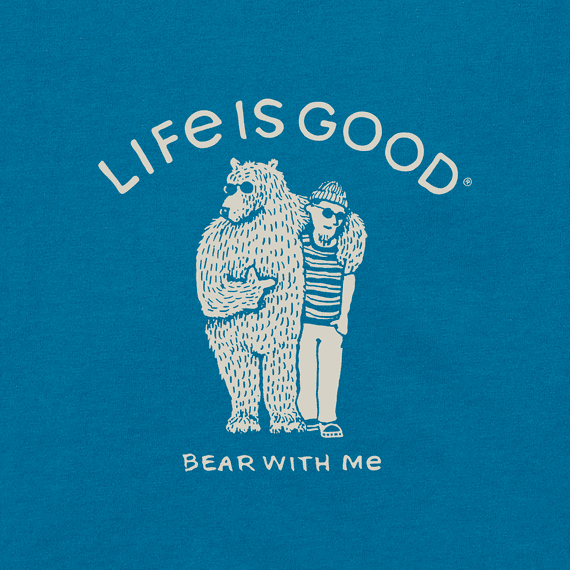 Load image into Gallery viewer, Life Is Good Men's  Crusher Tee Bear With Me Friend
