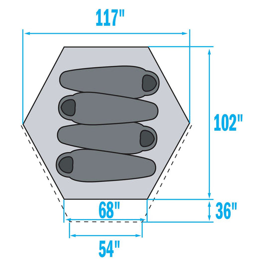 The North Face Homestead Super Dome 4 Tent