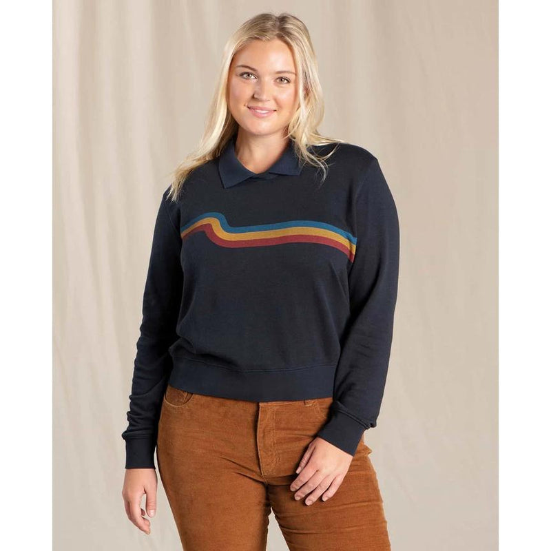 Load image into Gallery viewer, Toad&amp;Co Women's Follow Through Collared Crew
