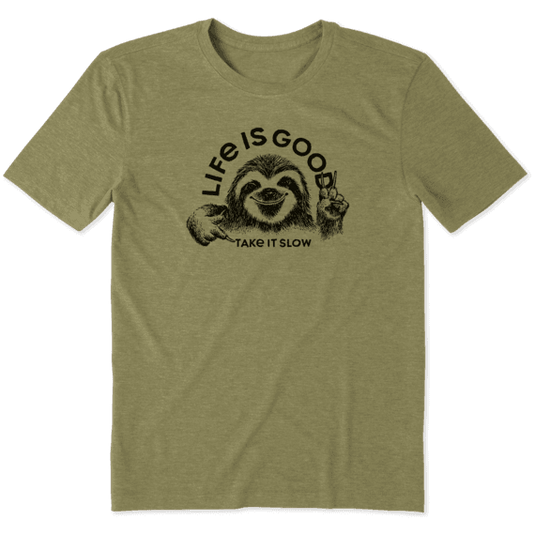Life is good  Cool Tee Take It Sloth - Men's