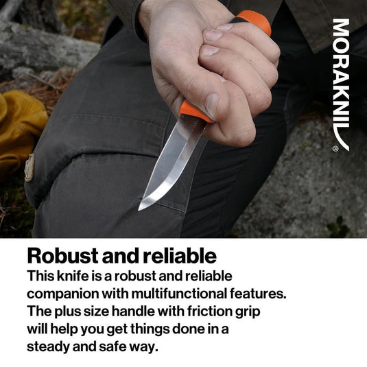 Morakniv Companion Heavy Duty Orange Knife Carbon Steel