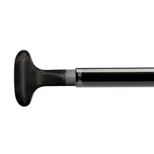 Aqua Bound Challenge 85 Carbon Black CR Blade/Carbon SUP Shaft 2 pc 76/86 Paddle